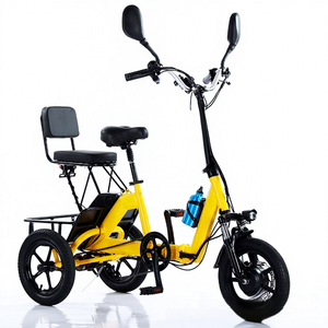 Mini tricycles électriques pliables pour adultes avec batterie au lithium, vente en gros de tricycles électriques <200W - Product Image 4