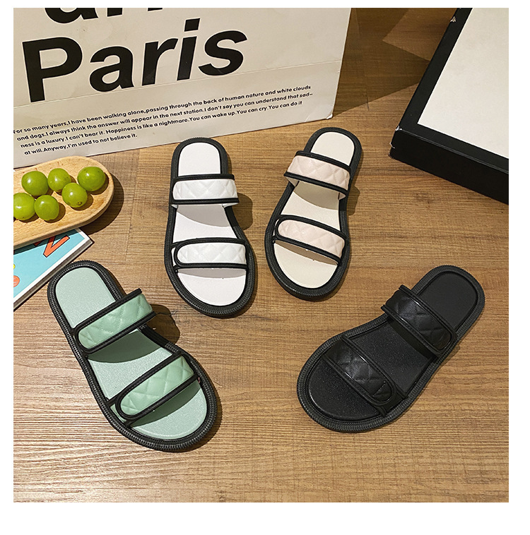 Women's Soft Sole Slippers Sandals Summer Beach Slippers Thick Platform Slipper Shoes