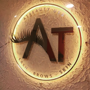 3D Acrylic Backlit Business Salon Logo Acrylic <b>Sign</b> Acrylic Backlit <b>Sign</b> 3D Logo BACKLIT <b>Sign</b> - Product Image 3