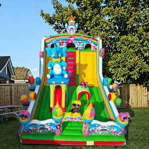 <span class=keywords><strong>2025</strong></span> bán chạy nhất phim hoạt hình lớn có hình dạng công viên bơm hơi bán chạy nhất lâu đài bouncy leo tường trượt theo dõi băng thổi cho - Product Image 5