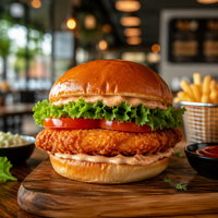 Filete de Pollo Congelado Premium - Schnitzel de Pollo Crujiente y Jugoso para Comida Rápida - Suministro al por Mayor