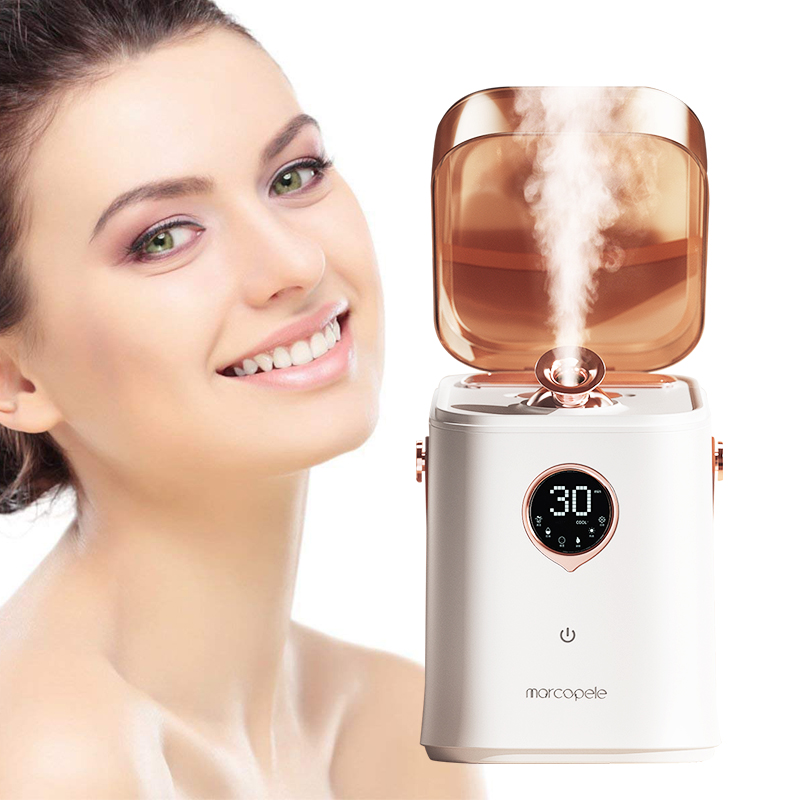 Бытовой увлажнитель для лица с горячим распылением наноионный увлажнитель для лица с теплым паром глубоко увлажняющий отпариватель для лица