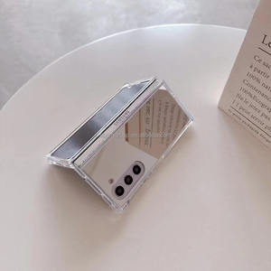 <span class=keywords><strong>NOUVEAU</strong></span> Étui de protection antichoc pour téléphone Samsung <span class=keywords><strong>Galaxy</strong></span> Z Fold 6 5 4 3 Mirror Phone Cover - Product Image 1