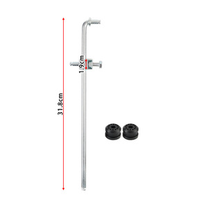 Varillaje de Control del Selector de Caja de Transferencia XUZHONG 31.8cm Plateado para Dodge Ram 4x4 2002-2005 - Product Image 1