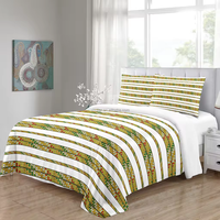 Literie de style marocain au design traditionnel éthiopien européen Ensemble complet de literie imprimé en 3D Ensemble de housse de couette avec taie d'oreiller