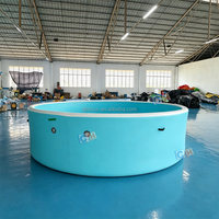 Piscine gonflable robuste à parois rigides, portable, hors sol, pour la famille, pour la cour arrière