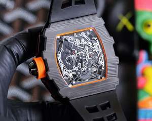 Montre mécanique de luxe entièrement automatique, élégante et charmante, avec réserve de marche, aiguille de réserve de marche, verre saphir, acier inoxydable - Product Image 3