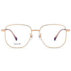 Monture de lunettes Mulsit Titanium 8060, monture complète géométrique légère pour femmes, lunettes pour myopes - Product Image 3