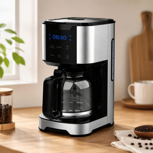 Appareils électroménagers : Machine à café intelligente à filtre italien simple, 12 tasses, avec fonction verseur automatique - Product Image 2