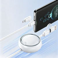 Kabel Pengisi Daya 4-in-1 yang Dapat Ditarik Ulang dengan Chip E-Marker, Pengisian Cepat Kompatibel dengan iPhone & Huawei, Logo Kustom Tersedia