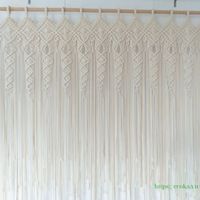 Décoration murale en macramé de style bohème, faite à la main, pour mariages et anniversaires, en gros, à bas prix, fabriquée au Vietnam