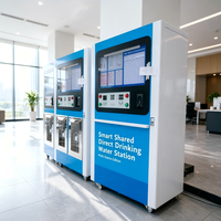 Station d'eau potable intelligente Blue Direct pour la communauté avec SDK, nettoyage automatique et options de paiement multiples (Édition 5G/4G LTE)