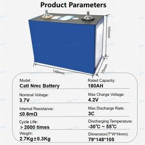 Starmax catl 3.7V 93Ah 114Ah 66.2Ah 141Ah 180Ah 811 Prismatic cell แบตเตอรี่แบตเตอรี่ลิเธียมไอออน NMC - Product Image 2