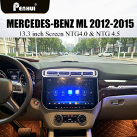 Autoradio Android 11 Penhui 13,3 pouces avec lecteur DVD pour Mercedes-Benz ML GL W166 X166 2012-2015, écran DSP Carplay