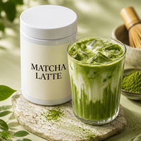 Poudre de thé vert matcha biologique de qualité cérémonielle pour latte, mélange instantané, nouvelle boîte/bouteille, en vrac, OEM