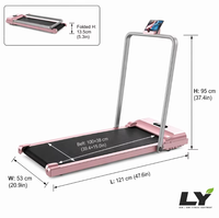 Tapis de marche sous le bureau, tapis de course électrique silencieux 2.0HP, appareil d'exercice portable pour la maison et le bureau