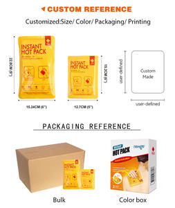 Nouvelle compresse chaude jetable instantanée Pakcare ARSR01 Hiver <span class=keywords><strong>2026</strong></span> 15.2x22.9CM pour le soulagement de la douleur et du stress - Product Image 4