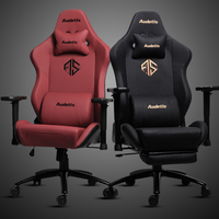 Chaise ergonomique réglable Chaise de jeu Chaise de bureau d'ordinateur de course en cuir à dossier haut bjflamingo