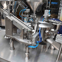 Machine de capsulage et d'étiquetage de remplissage de seringue préremplie de liquide de cartouche dentaire automatique chaude