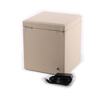 Boîte de remontoir de montre automatique à 1 emplacement Boîte de rangement en bois luxueux en cuir MDF PU pour l'emballage de la montre