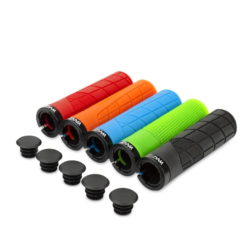 Handlebar Grips Mtb Road Bike Grips with Lock Ring Anti-slip Bicycle Handle Bar Cover Cycling Grip Cuffs BMX Accessories