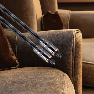 Cable de audio y video óptico con núcleo de fibra Premium de fábrica chapado en oro de 24 quilates <span class=keywords><strong>Toslink</strong></span> a <span class=keywords><strong>AUX</strong></span> a audio digital - Product Image 2