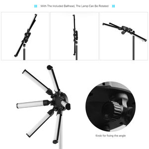 Éclairage photographique 3200-5600K 60W, lumière étoile extrême multimédia, caméra <span class=keywords><strong>photo</strong></span> téléphone, 6 tubes, anneau lumineux LED vidéo - Product Image 6