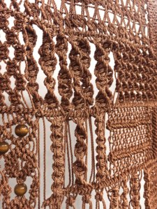 Tapisserie murale en macramé à franges rétro élégante, décorations pour une maison confortable - Product Image 5