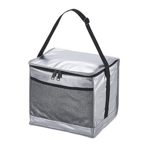 Bolsa Térmica de Cuero Suave Promocional de Moda CAPTAIN STAG, Plegable con Asa para Almacenamiento de Alimentos [6/10/15/24/30/35L] [Plateado/Caqui] - Product Image 5