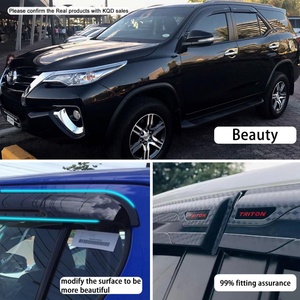 Déflecteurs de fenêtre de voiture en acrylique/PC de haute qualité, visières de fenêtre, pare-pluie pour Mitsubishi MIRAGE G4 2014-2024 - Product Image 6