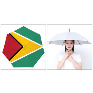 Sombrero Paraguas Personalizado con la Bandera de Santa Kitts y Nevis, Paraguas de Cabeza con Revestimiento Plateado de Oxford para Reuniones al Aire Libre y Excursiones - Product Image 3