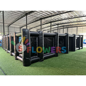 Maison gonflable de labyrinthe hantée gonflable noire de labyrinthe gonflable populaire d'Halloween pour des locations de partie - Product Image 2