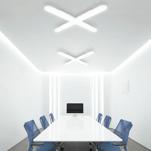 WOOJONG <span class=keywords><strong>Luminaire</strong></span> LED intérieur de haute qualité Lampe croisée 50W Plastique IP20 Lampe croisée Éclairage linéaire - Product Image 3