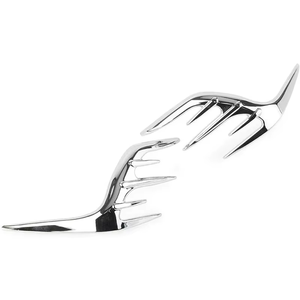 Garnitures de décoration extérieure pour haut-parleur passager de moto chromées, compatibles avec Honda <span class=keywords><strong>Goldwing</strong></span> GL1800 2006-2017 Gold Wing GL 1800 - Product Image 2