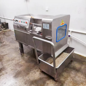 Machine à découper en cubes les aliments surgelés à haute efficacité pour la découpe en dés <span class=keywords><strong>de</strong></span> bacon, <span class=keywords><strong>de</strong></span> poulet, <span class=keywords><strong>de</strong></span> bœuf, <span class=keywords><strong>de</strong></span> légumes, <span class=keywords><strong>de</strong></span> carottes - Product Image 4