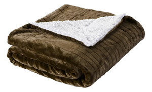 Manta de Felpa Tipo Waffle de 127x152cm, Súper Suave, Cálida y Acolchada, de Microfibra de Poliéster, para Sofá, Cama o Sillón - Product Image 5