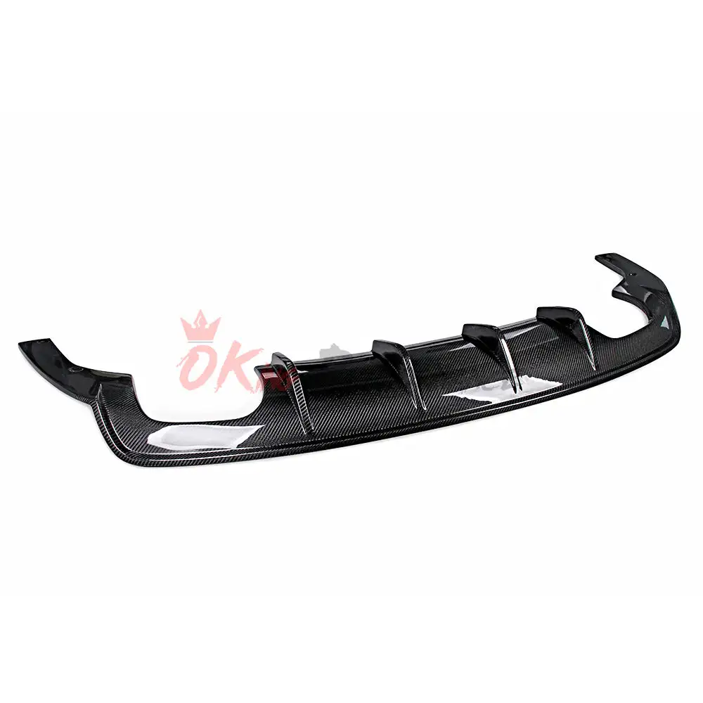 OKing Style Carbon Fiber Rear Diffuser For Audi A3 S3 Bodykit
