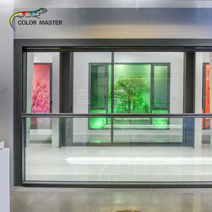 그래픽 디자인의 전기 자동 수직 양방향 알루미늄 합금 루버 리프팅 창 - Product Image 2