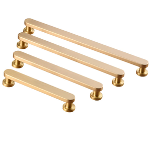 Poignée coulissante en zinc pour porte d'armoire, moderne et simple, quincaillerie pour porte coulissante, poignée de tiroir de placard, durable, écologique, sans perçage - Product Image 1