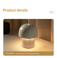 Diffuseur d'aromathérapie en forme de champignon au design créatif, éclairage d'ambiance LED de table, humidificateur d'huiles essentielles
