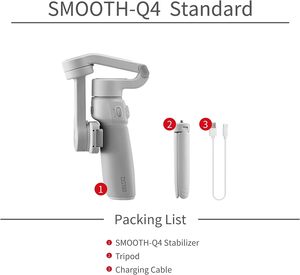 <span class=keywords><strong>Zhiyun</strong></span> Smooth <span class=keywords><strong>Q4</strong></span> profesional varilla de extensión de mano 3 ejes teléfono inteligente teléfono celular cardán estabilizador para teléfono - Product Image 2