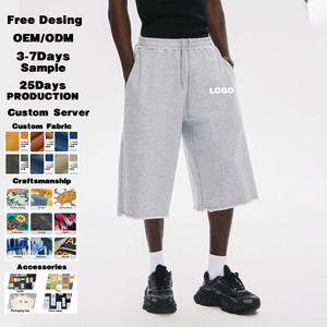 <span class=keywords><strong>Pantaloncini</strong></span> da jogging da <span class=keywords><strong>uomo</strong></span> in felpa pesante 100% <span class=keywords><strong>cotone</strong></span>, personalizzabili, larghi, con doppio elastico in vita, <span class=keywords><strong>taglie</strong></span> <span class=keywords><strong>forti</strong></span> - Product Image 1