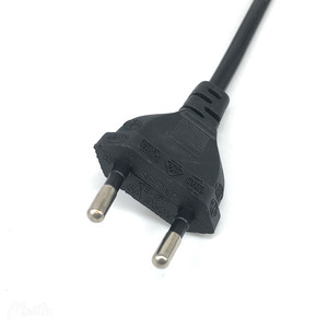 Kabel Daya EU ke C7 Kabel Daya Eropa 2 Pin 4.0mm Steker AC Konektor IEC C8 Kabel Listrik Tipe Suplai 1.5m untuk Pemanas - Product Image 4