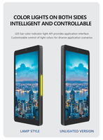 Yeni 8 inç Duvara Monte Akıllı Ev Asistanı Dokunmatik Kontrol Anahtarı Güvenlik Sistemi Android 13 Tablet PC POE NFC LED Işık RS485