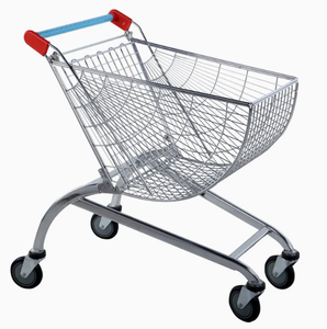 सुपरमार्केट सेक्टर के आकार के धातु कार्ट्स विशेष डिजाइन शॉपिंग ट्रॉली - Product Image 2