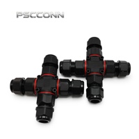 Connecteur étanche IP68 PSCCONN GW20 à 4 cœurs de type X pour câble de branchement, prise extérieure haute puissance 16A 400V, boîtier M20