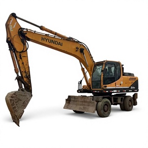 Excavadora de cadenas Hyundai 210W-9 2014 usada, 5000 horas, equipo original, capacidad de cazo de 0.76m, bajo precio, bajo consumo de energía - Product Image 1
