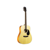 41 Inch Acoustic Guitar 6 String Black Nickel Steel Okoume Body Matte Finish Beginner Instrument OEM Factory Supply