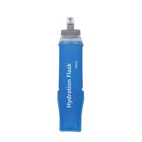 Gourde d'eau pliable en TPU souple personnalisée pour le marathon, la course à pied, le cyclisme et la randonnée