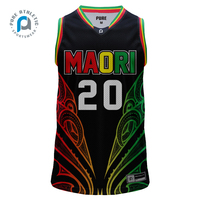 Camiseta Deportiva de Baloncesto Personalizada con Estampado de Tatuaje Polinesio Maorí Rasta Puro para Hombre y Mujer